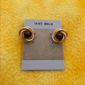 14K YELLOW GOLD EARRINGS